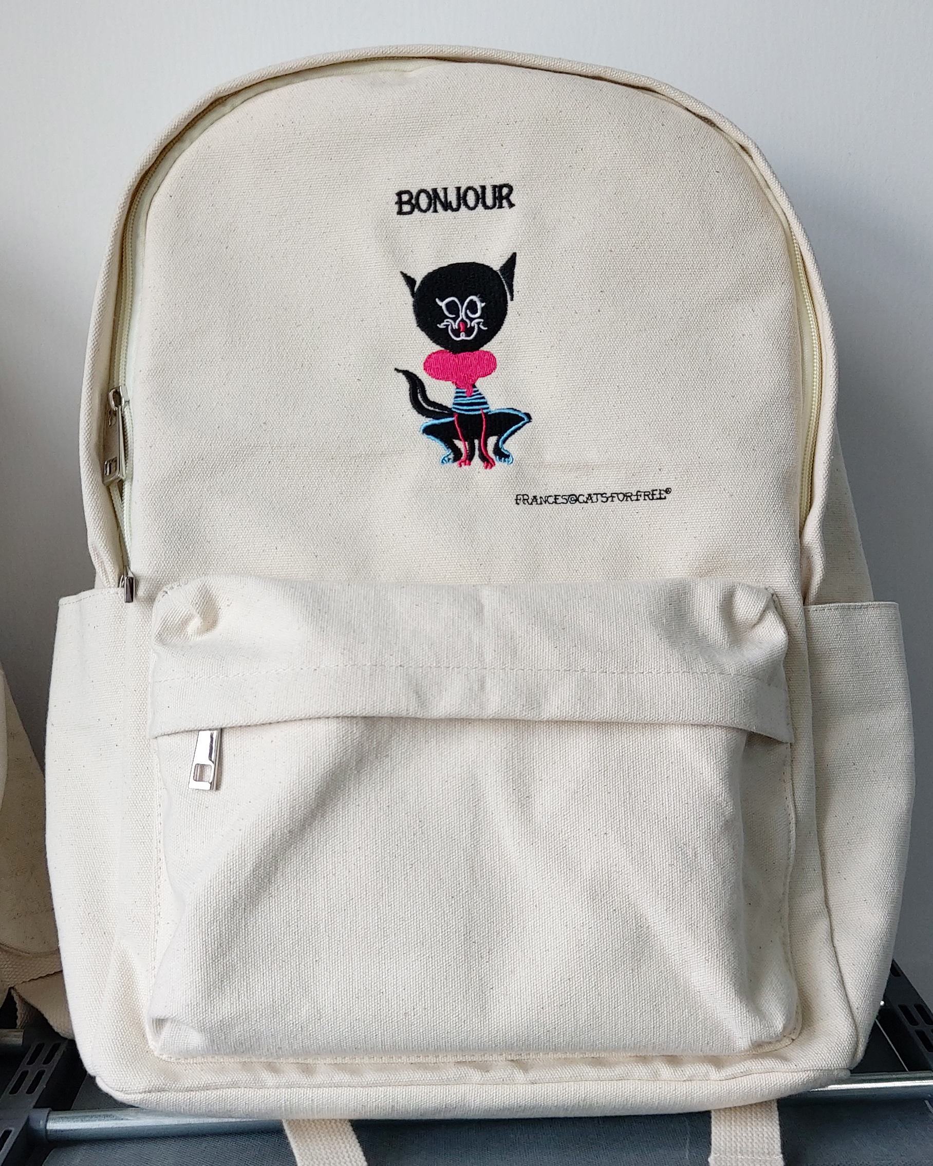 canvas bag with logo Frances