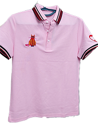 lady polo with logo